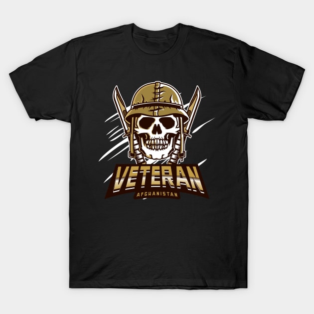 Afghanistan Veteran T-Shirt by Etopix